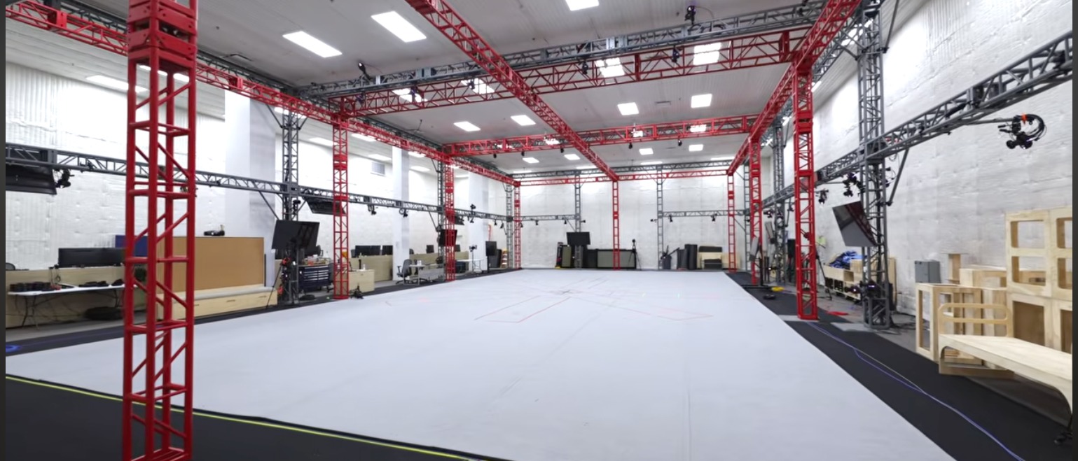 The motion-capture stage