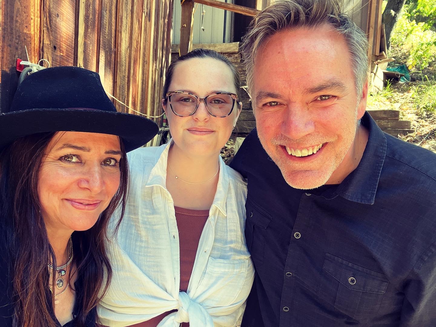With Pamela Adlon