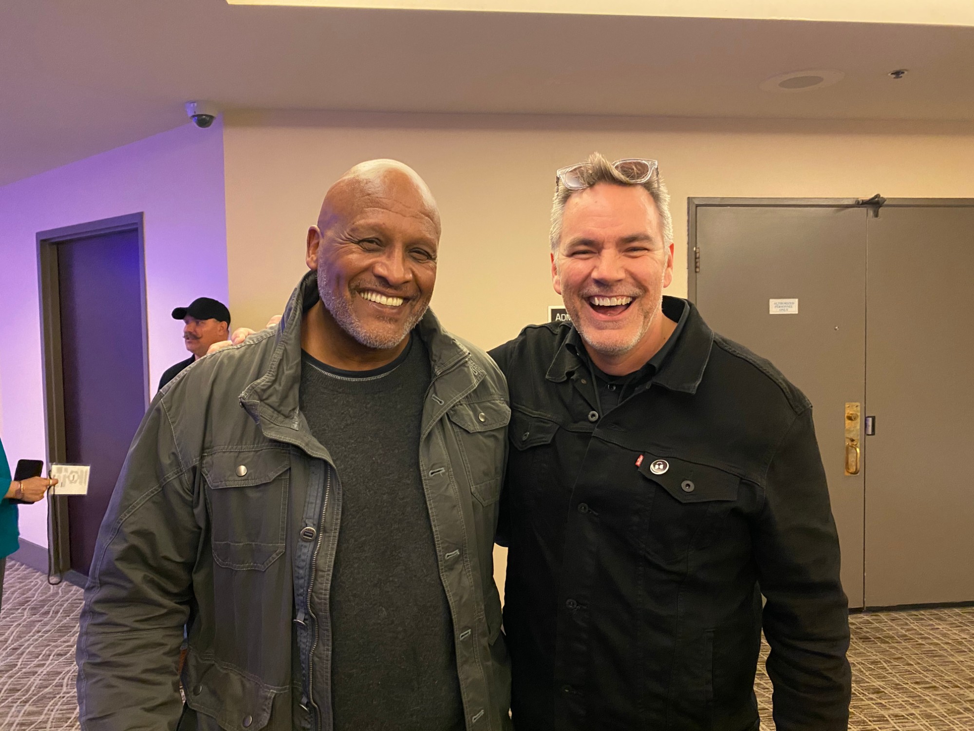 With Steve Ferrone